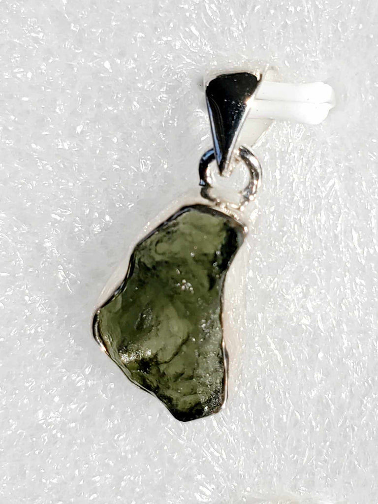 Moldavite and Silver Necklaces