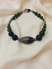 Jade Beaded Bracelet with a Chiva Lingam stone