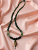 Flower Jade Beaded Necklace with Assorted Gemstones