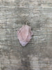 Wire Wrapped Gemstone Arrow Head Pendant