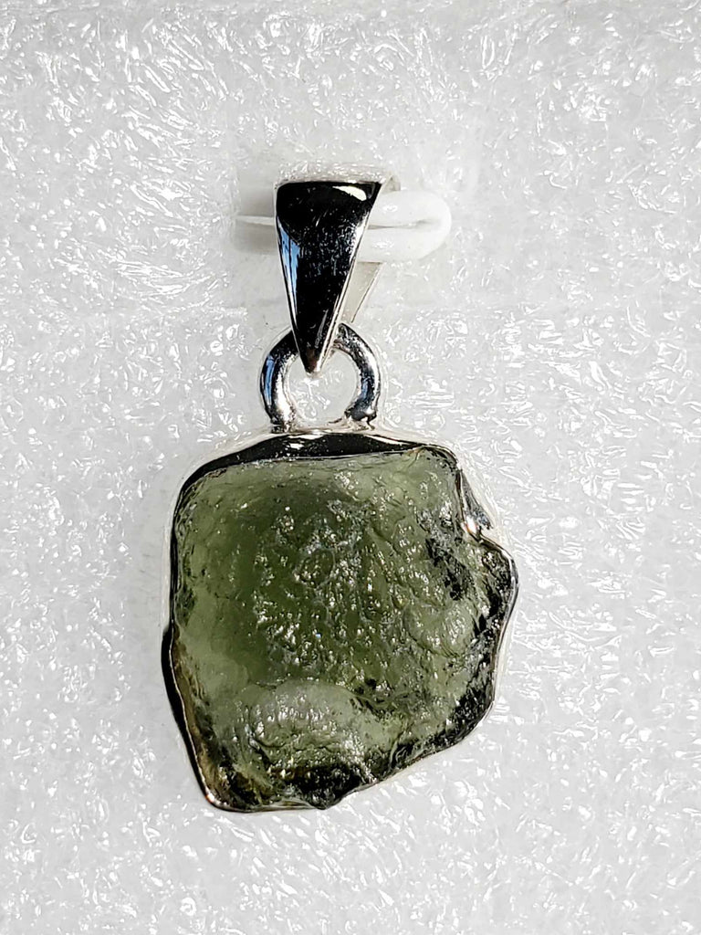 Moldavite and Silver Necklaces