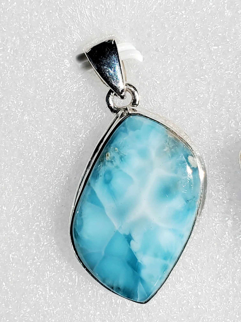 Larimar and Silver Necklaces