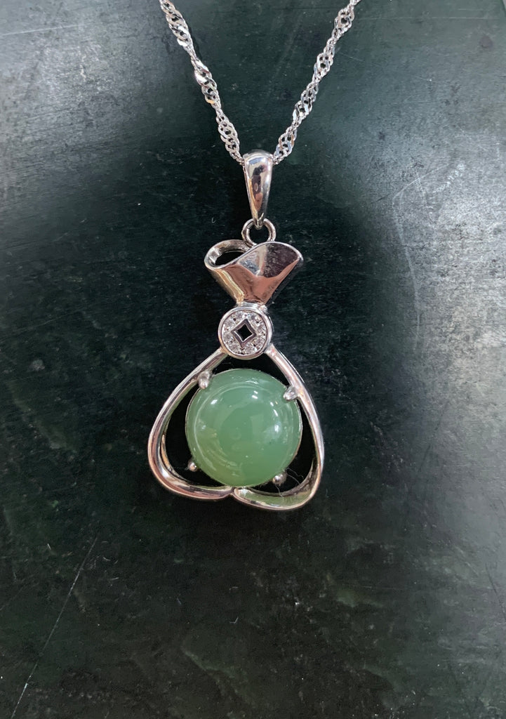 Jade Round Pendant