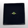Jade Oval Ring with CZ
