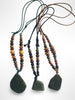 Jade Wood Beaded Necklace