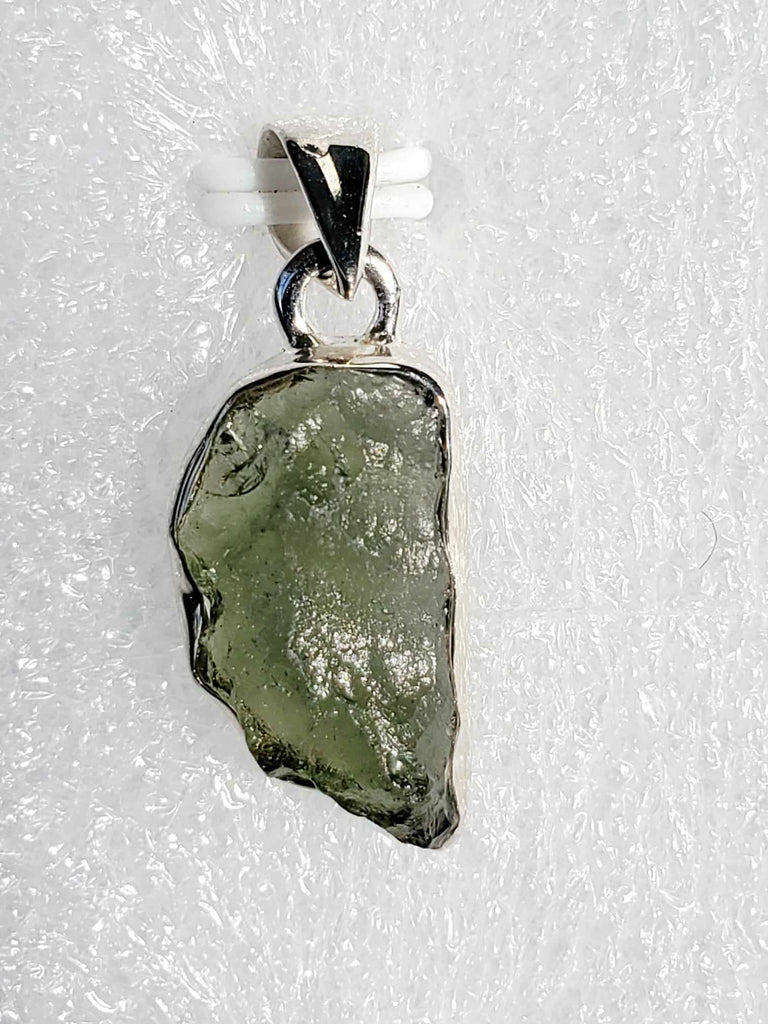 Moldavite and Silver Necklaces