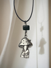 Mushroom Necklace with Jade beads