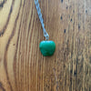Apple pendant on a sterling silver chain