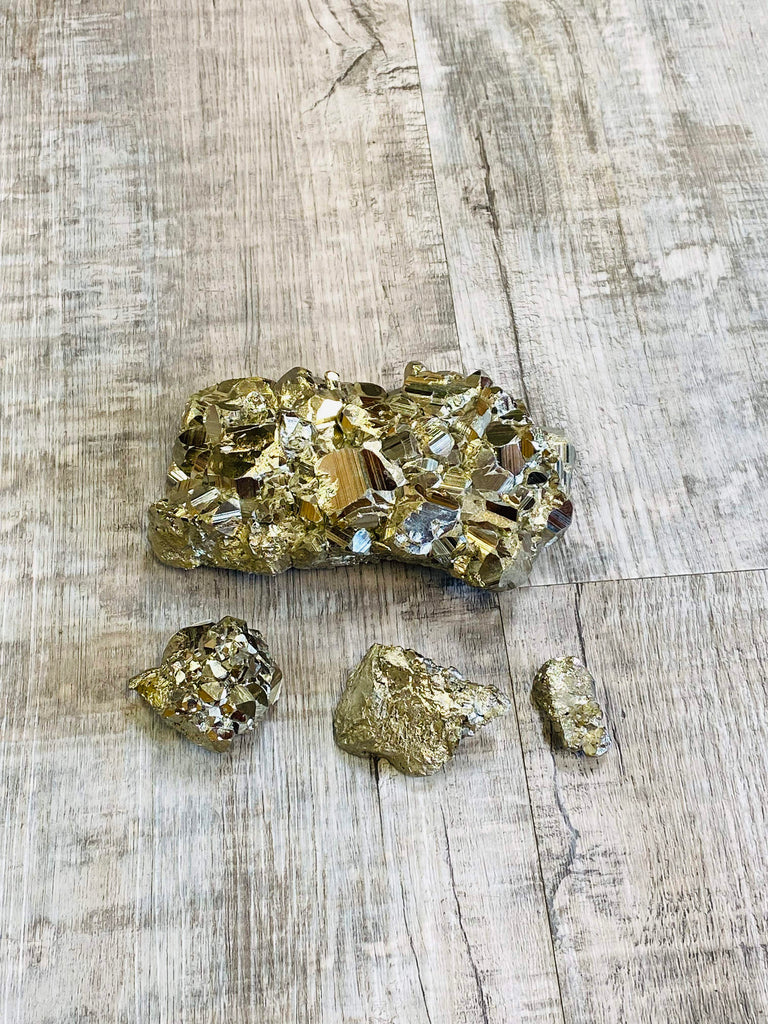Iron pyrite chunks