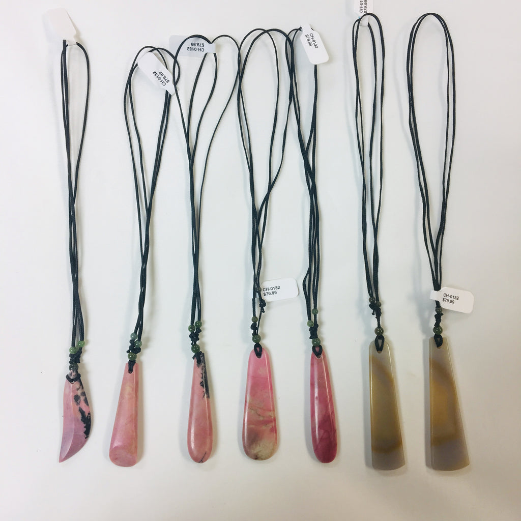 Assorted pendants, made in Jade City