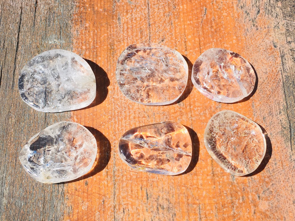 Clear Quartz Worry Stone/Palm Stone