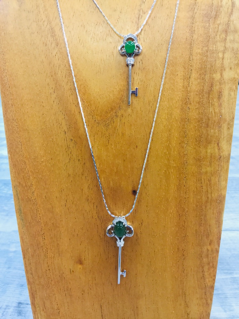 Jade Key Pendant