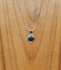Jade Oval and Circle Vintage Pendant