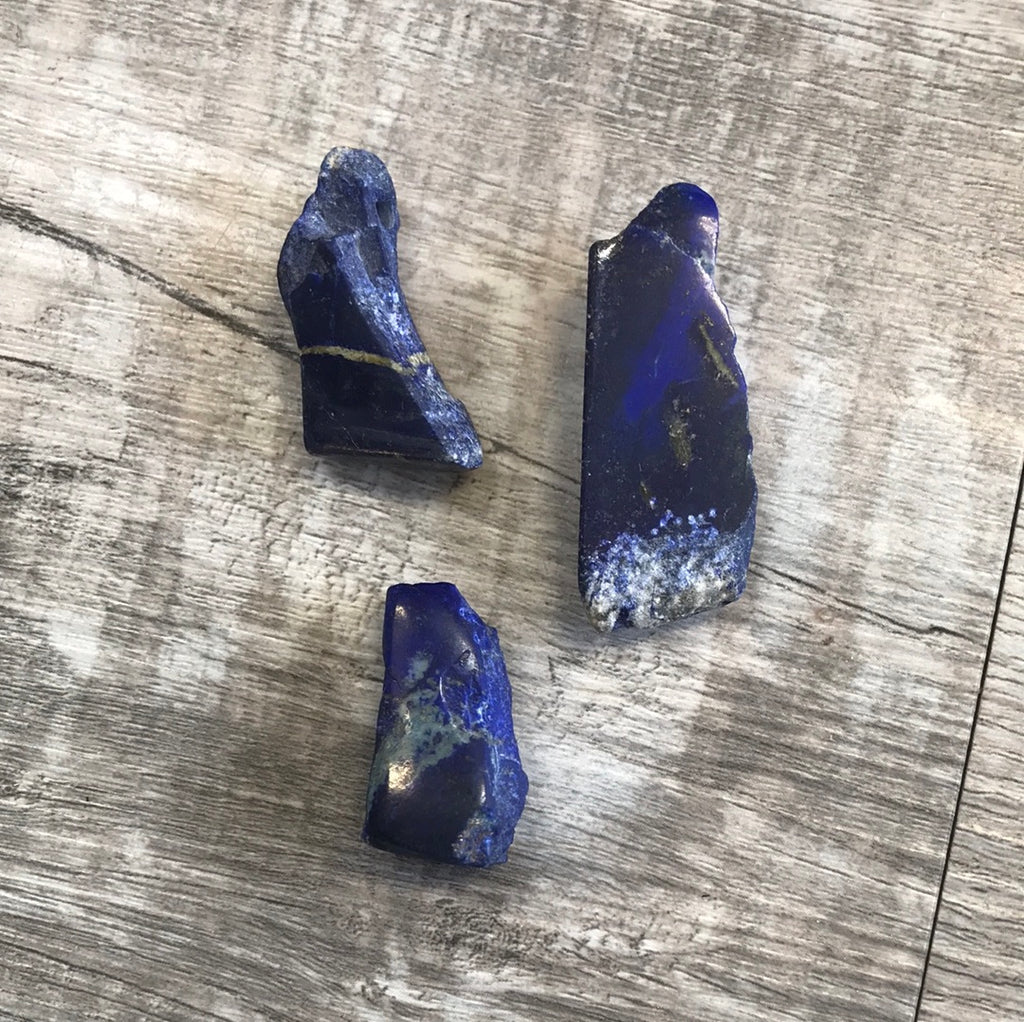Lapis Lazuli Raw Pendants