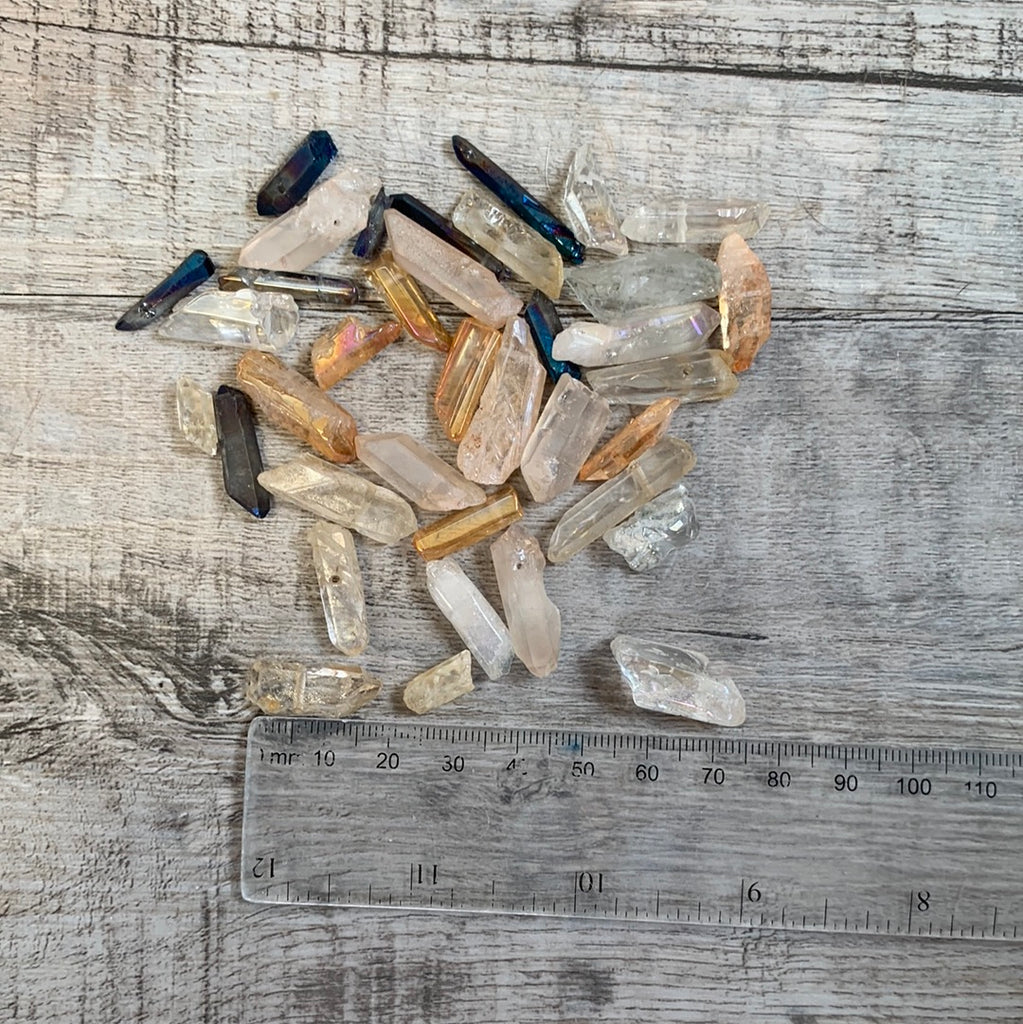 Aura quartz Crystal Beads (sold individually)