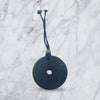 Disk Obsidian Pendant