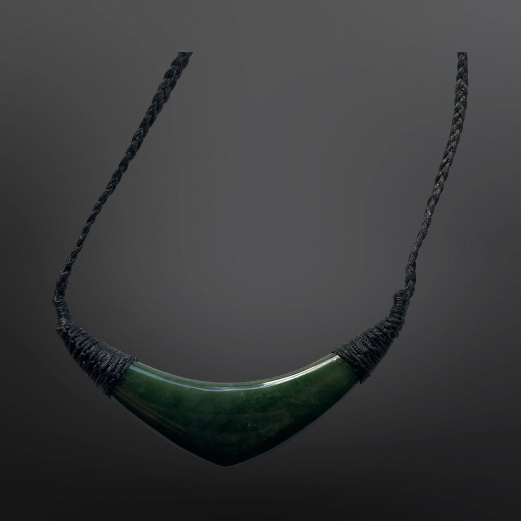 Boomerang Style Jade Necklace