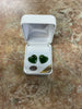 Jade Heart Studs