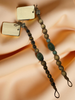 Carved Jade Beaded Bracelet with Assorted Gemstones