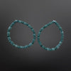 Blue Jade Barrel Bead Bracelet