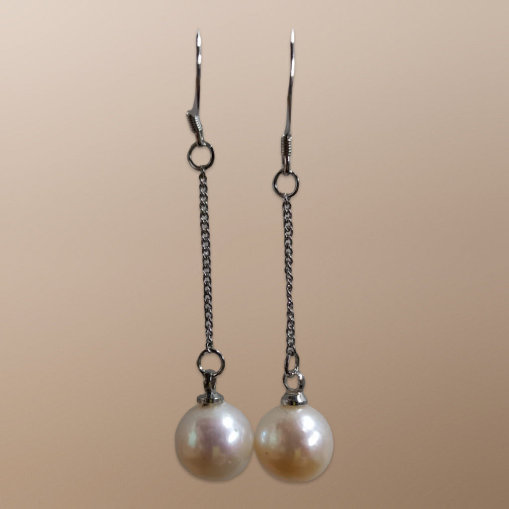 Pearl Earrings and Pendant