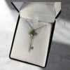 Jade Key Silver Necklaces