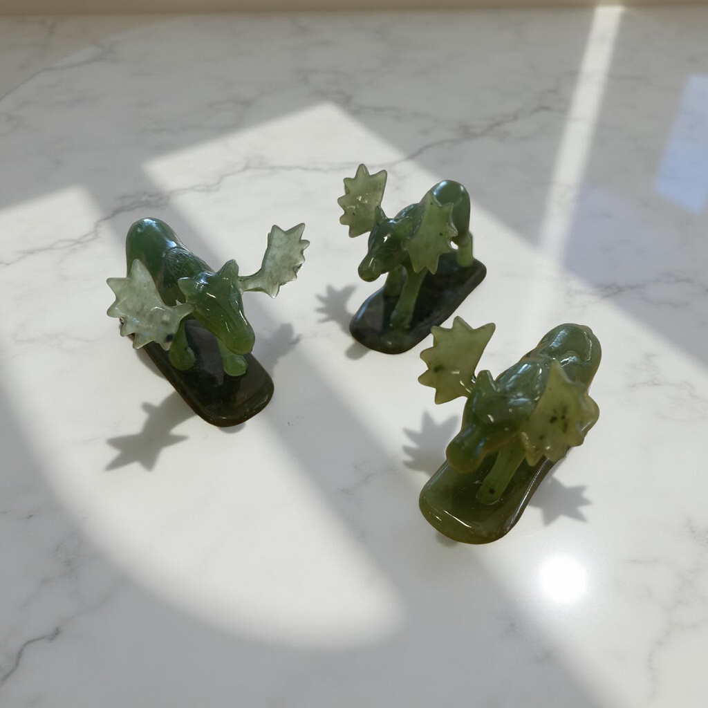 Jade Moose with base