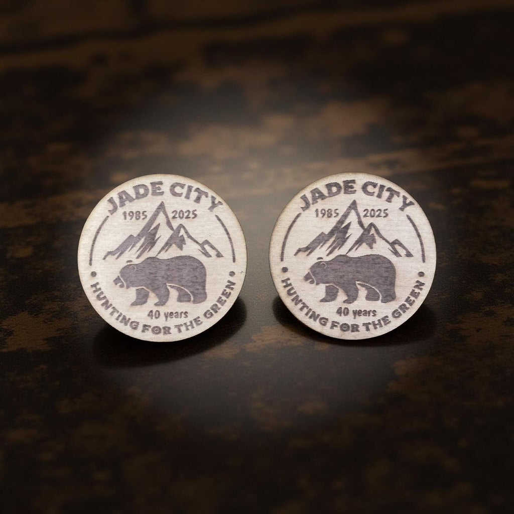 Jade City Wood Magnets