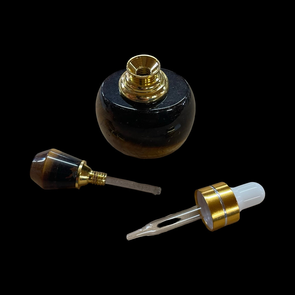 Tiger Eye Perfume Bottle