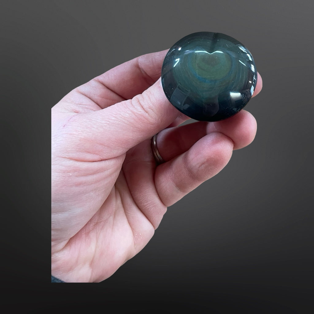 Rainbow Obsidian Paperweights