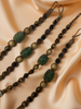 Carved Jade Beaded Bracelet with Assorted Gemstones