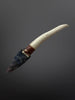 Stone Arrow Head and Antler Knife