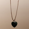 Jade Heart Pendant on Hook