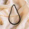 Jade and Stainless Beaded Necklace