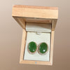 Jade Oval Studs