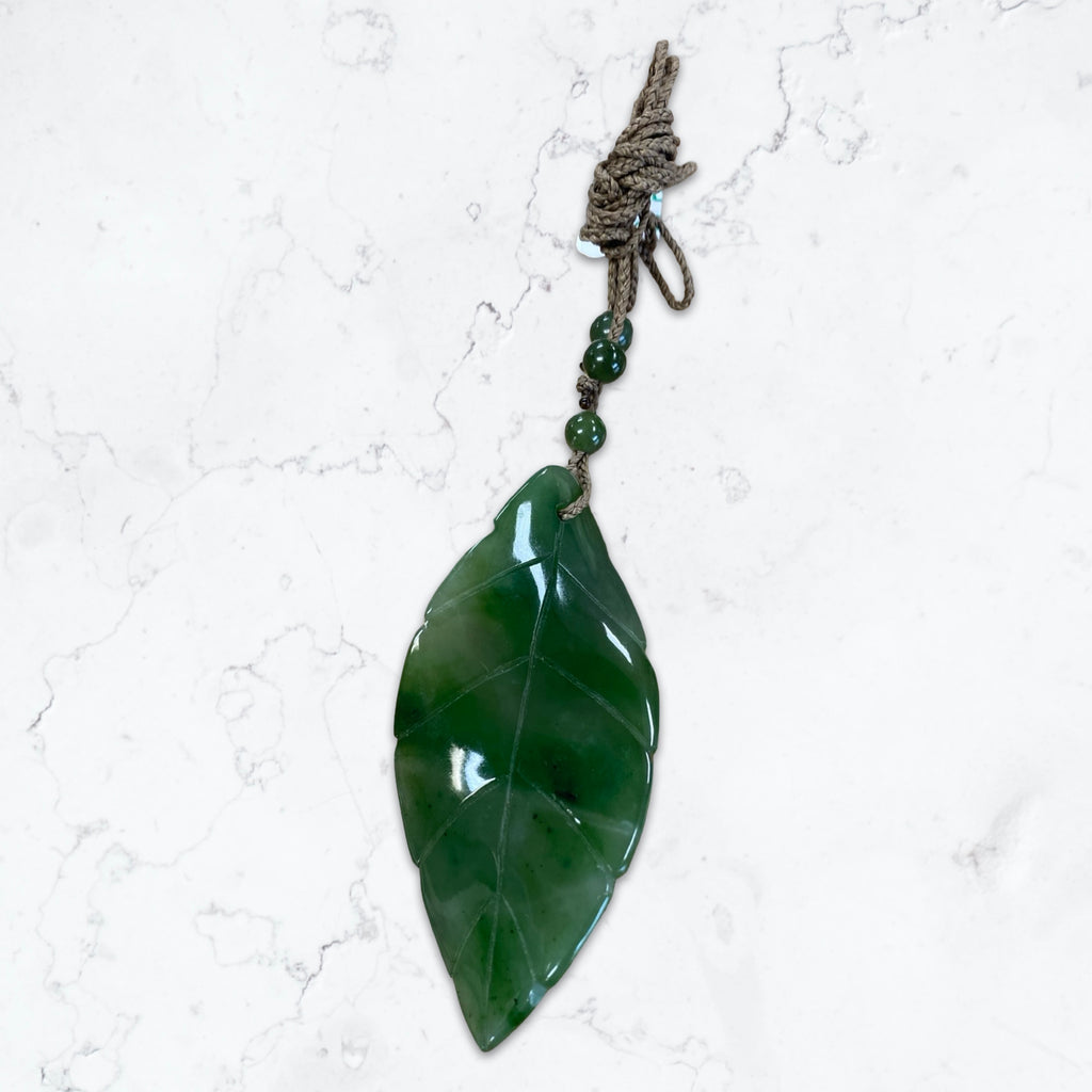 Jade Leaf Pendant