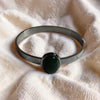 Jade and Stainless Steel Bracelet