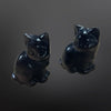 Silver Sheen Obsidian Cat