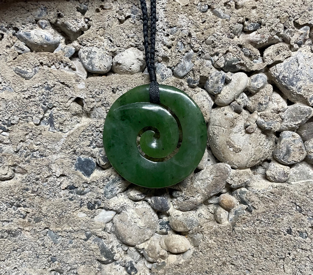 Jade Maori Swirl (Koru)