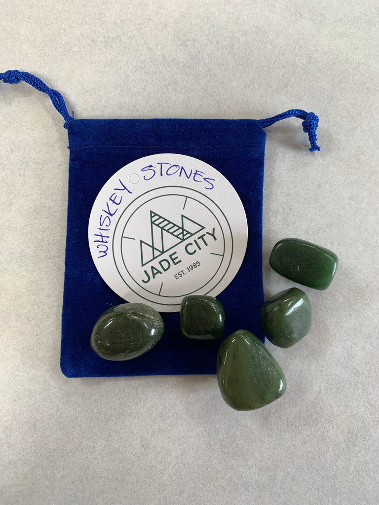 Jade Whisky Stone Set