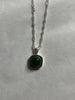 Jade Square and Round Necklace