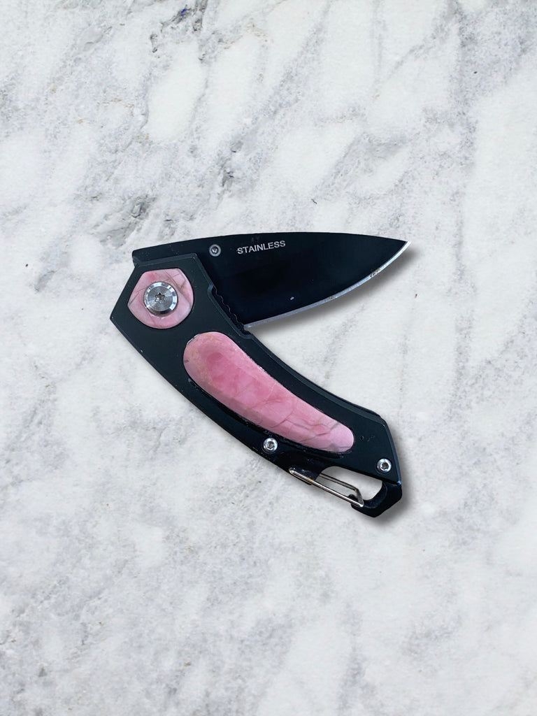 Rhodonite Knife