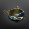 Tiger eye cat bowl