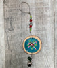 Jade City Creations- Wood Rounds Christmas ornaments