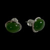 Jade Oval Stud