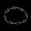 Mixed jade beaded bracelets
