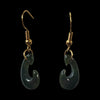Jade Maori Hook Earrings