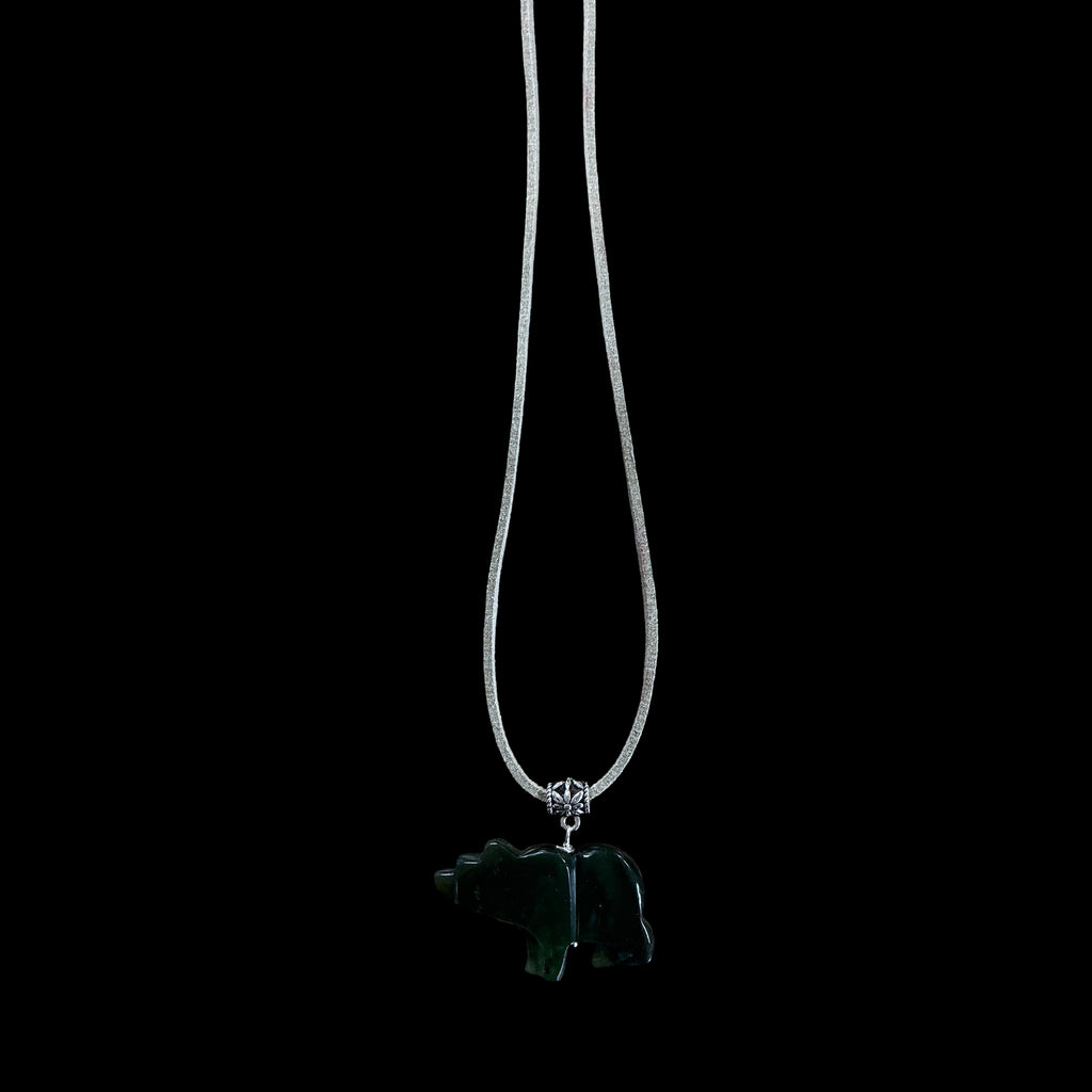 Jade Bear Necklace
