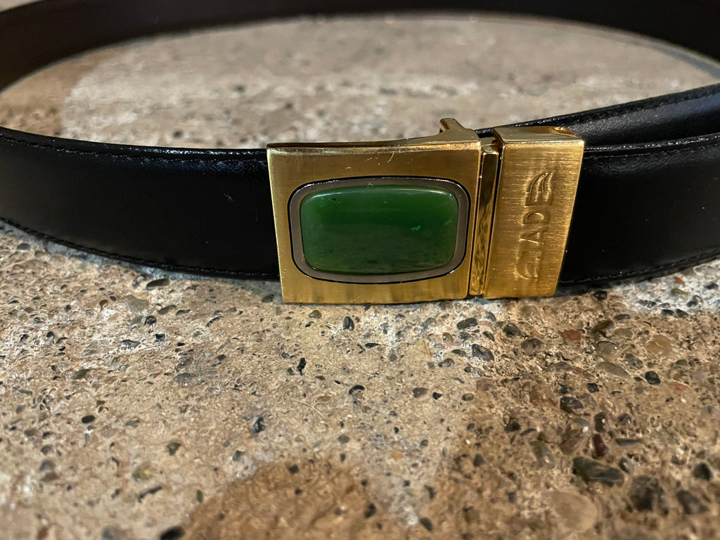 Jade Belt Buckle with Belt