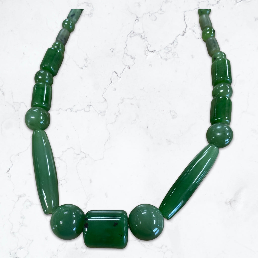 Jade Beaded Necklace